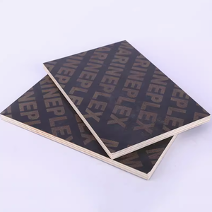 Panneaux <span class=keywords><strong>de</strong></span> contreplaqué <span class=keywords><strong>de</strong></span> coffrage moderne en peuplier E0 Linyi 18-21mm, placage double face, film noir/marron, qualité PREMIÈRE CLASSE - Product Image 1