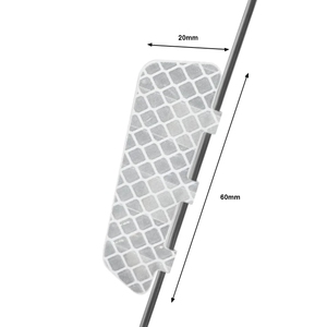 Riderace - Juego de 4 <span class=keywords><strong>Pegatinas</strong></span> Reflectantes para Bicicleta, Reflectores para Radios de Rueda, Advertencia de Seguridad, Tiras Reflectantes para Llantas de Bicicleta de Montaña - Product Image 6