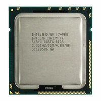 Intel Processor I7-980 6Core Cache LGA1366 CPU Processor I7-980 CPUs for Desktop Cpu I7 9th Gen