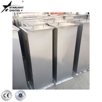 STARLIGHT CHUTES SC TDF - Flanges de conduits rectangulaires en acier galvanisé industriel pour systèmes de ventilation hospitaliers - Installation facile