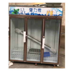 Réfrigérateur commercial vertical à température unique, 3 portes vitrées, grand refroidisseur de boissons, utilisé dans les supermarchés pour les boissons fraîches - Product Image 5