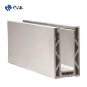 带地板安装的玻璃栏杆用铝U基铝通道玻璃通道