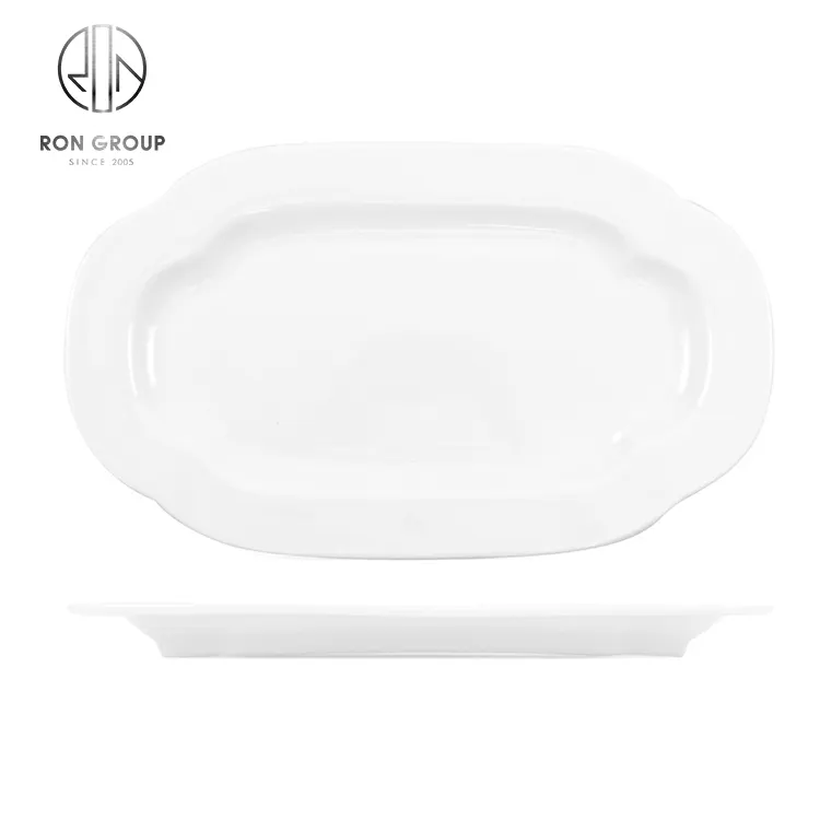 A grade quality irregular shape plate and bowl for home and wholesale your logo acceptable popular plate