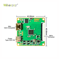 Wisecoco jam tangan pintar Panel LCD resolusi 3.4*800 bulat IPS 800 inci layar tampilan modul TFT Lcd melingkar