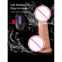 Vibrateur de stimulation du point G, gros dildo réaliste, jouets sexuels, télécommande, 20 vitesses, vibrateur dildo pour femmes