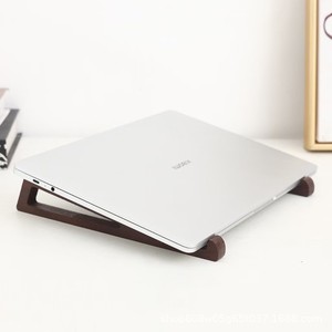 ขาตั้งแล็ปท็อปไม้เนื้อแข็งสีวอลนัทสำหรับแล็ปท็อป - Product Image 2