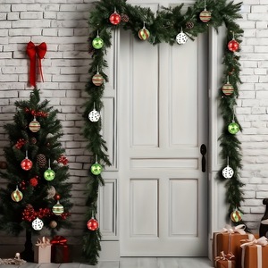 <span class=keywords><strong>Boule</strong></span> <span class=keywords><strong>de</strong></span> Noël en plastique peinte à la main sur le thème du <span class=keywords><strong>Grinch</strong></span>, boîte cadeau, ornement <span class=keywords><strong>de</strong></span> Noël à suspendre à l'arbre <span class=keywords><strong>de</strong></span> Noël - Product Image 5