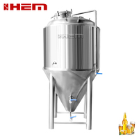 Cuve de Fermentation de Bière en Acier Inoxydable Hermann 1000L, Machine de Micro-Bière, 220/380V, Garantie 6 Ans Direct Usine
