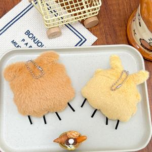Custom logo Hollow Knight Squeak Flea Puppy Keychain Plush <b>Toy</b> Cartoon Dog Rabbit Stuffed Dolls Pendant Wholesale Claw Machine - Product Image 2