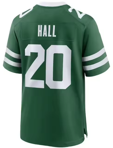 NYJ 1 소스 가드너 20 브리스 홀 12 조 나마스 5 개럿 윌슨 자수 최고 품질 스티치 미식 축구 유니폼 - Product Image 2