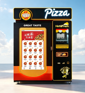 Distributeur automatique de pizzas personnalisable pour les terminaux aéroportuaires, machine à pizzas automatique robotisée - Product Image 1
