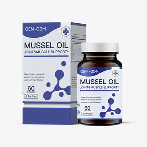 OEM Natural Muscle Support Grünes Muschel öl 60 Softgel Soft Gel Pills Joint Support Supplement - Product Image 1
