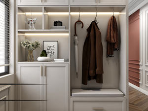 Mueble Zapatero de Madera de Diseño Moderno Contemporáneo para Dormitorio, Comedor, Sala de Estar o Muebles Escolares - Product Image 2