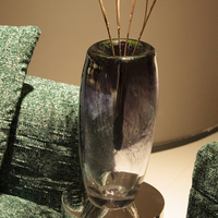 Vases modernes haut de gamme légers uniques en verre et cristal faits à la main grands Vases pour la décoration