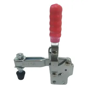 HS-12135 Force 227Kg/500Lbs Short U-Bar Quick Release Straight Base Vertical Toggle Clamp Similar To 207-UB