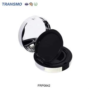 Empty Round Plastic <b>Blush</b> Container Powder case Luxury Customized logo Loose Powder Box Packaging Powder - Product Image 6