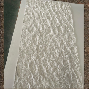 Zachte Steenlook Plaat Enkelvoudig Brandwerend Ecologisch 100% Acryl Massief Oppervlak Modern Waterdicht Buitenmuurpaneel 3D - Product Image 2