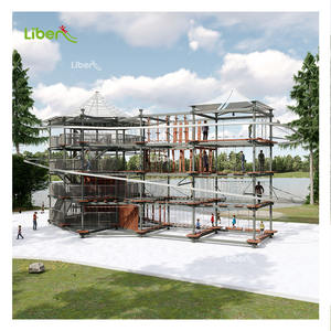 Circuito <span class=keywords><strong>de</strong></span> Aventuras al Aire Libre Forest Park, Circuito <span class=keywords><strong>de</strong></span> Obstáculos <span class=keywords><strong>de</strong></span> Cuerdas Altas Ninja Warrior para Niños, para Actividades Deportivas, Equipo <span class=keywords><strong>de</strong></span> Gimnasio en la Jungla - Product Image 2