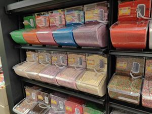 ถังลูกกวาดพลาสติกใสสำหรับซุปเปอร์มาร์เก็ต,กล่องพลาสติกวางลูกอมกล่องลูกอมทำจากอะคริลิกสำหรับแสดงผลลัพธ์ - Product Image 3