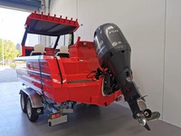 Bateau de pêche en aluminium certifié CE, accessoire facile à utiliser en Europe, vitesse de 20 pieds/6.2m