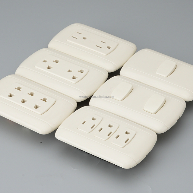 Ivory Mecixo Peru 127v 15a Light Wall Sockets and Switches Electrical