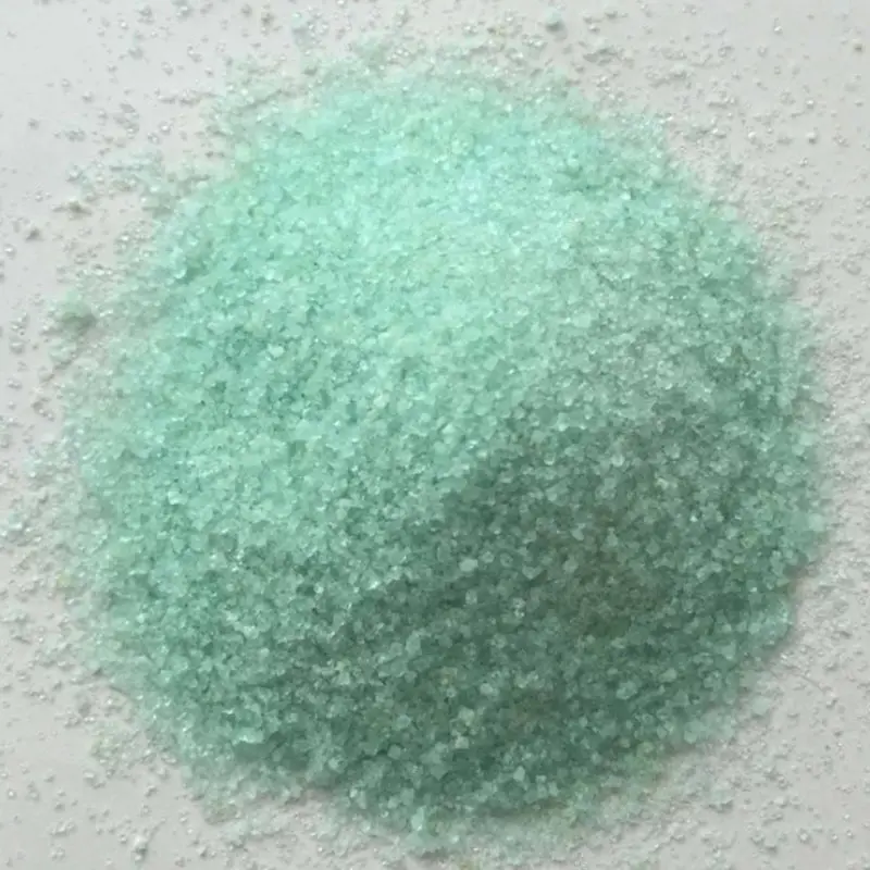 Sulfato de hierro II de alta calidad, heptahidratado/sulfato ferroso/vitriol verde