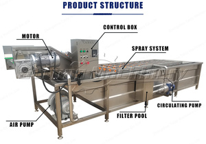 Tự động Rau Trái Cây làm sạch máy cần tây rau bina Rau diếp bong bóng máy giặt - Product Image 2