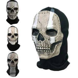 Unisex Horror <span class=keywords><strong>Ghost</strong></span> <span class=keywords><strong>Skull</strong></span> <span class=keywords><strong>Mask</strong></span> Cosplay Latex Headgear para Halloween Party Masquerade Prop Realizar con estilo - Product Image 1