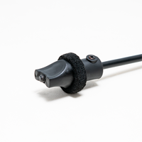 Support de cymbale droit professionnel noir UNLOCKDRUM, lot de 2, tube de 10 mm avec kit de fixation de cymbale
