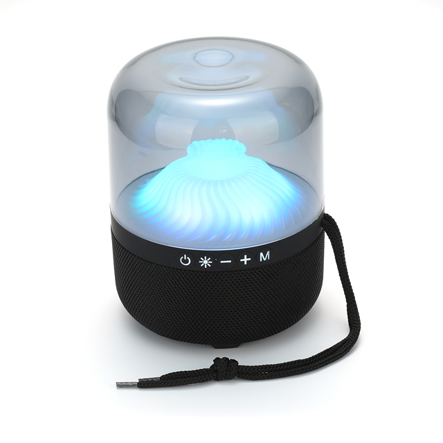 2022 New Design Glass Speaker Home 3D Surround Transparent Lights 360 Stereo Sound Deep Bass Home Theate Column Subwoofer TG325