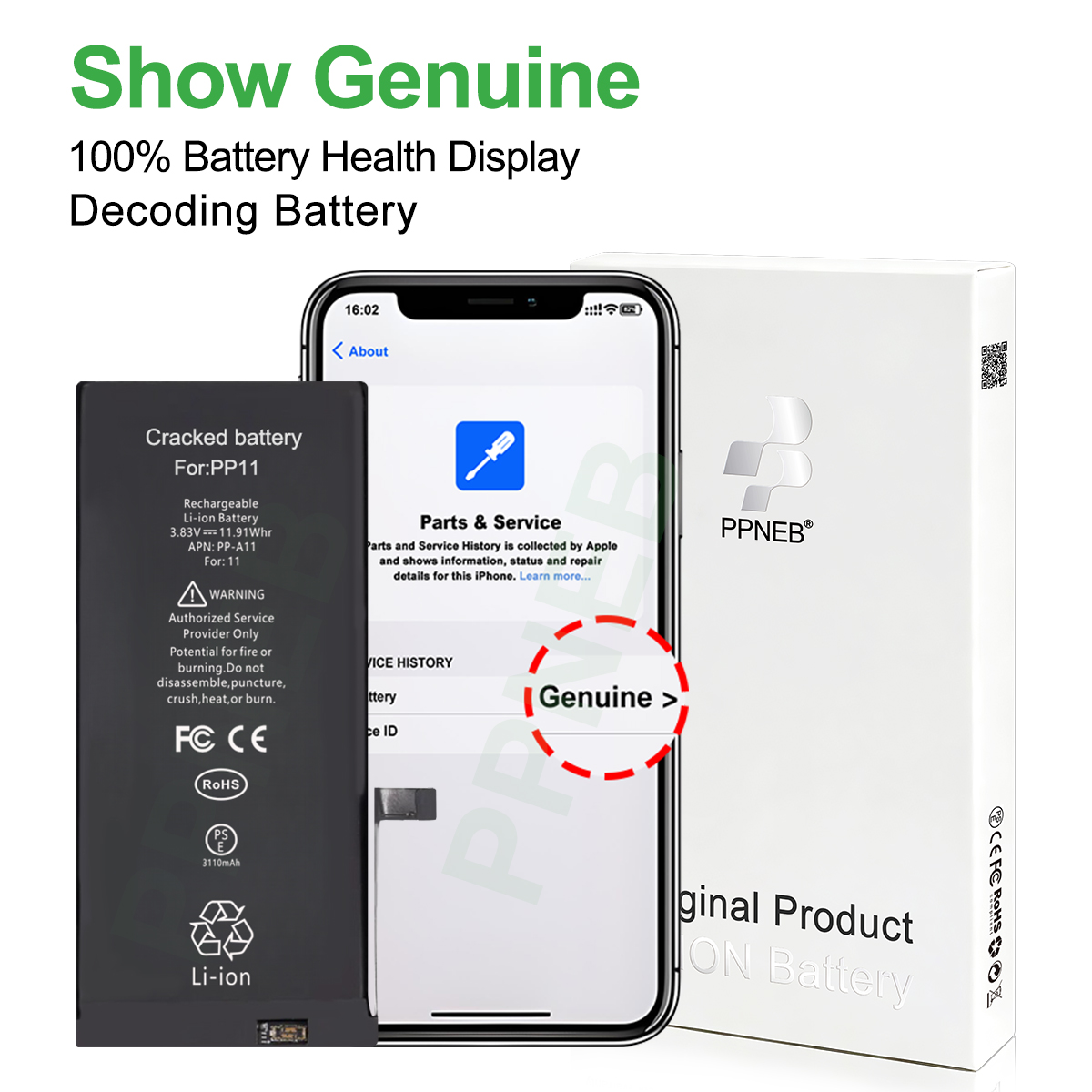 Pour batterie iPhone 11
