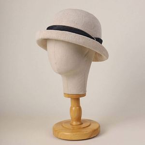2025 New Arrival Linen Knitted Fisherman Hat for Women Spring Summer Outdoor Travel <b>Sunscreen</b> Sunshade Sun Hat - Product Image 3