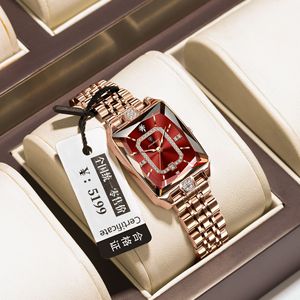 Poedagar 785 <span class=keywords><strong>Orologio</strong></span> <span class=keywords><strong>Elegante</strong></span> da <span class=keywords><strong>Donna</strong></span> Impermeabile con Data Orologi Rettangolari al Quarzo in Acciaio Inox - Product Image 6