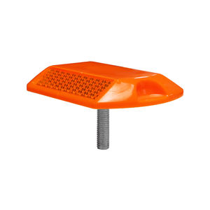 Пластиковая дорожная шпилька кошачий глаз Светоотражающие Маркеры высокой интенсивности призматический прочный белый ретро - Product Image 1