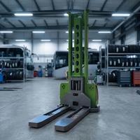 Chariot élévateur à ciseaux électrique à chargement automatique, télécommande sans fil, capacité 1,5T, batterie plomb-acide, déplaceur latéral hydraulique – Vente directe usine
