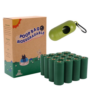 Sac de caca durable et épais respectueux de la terre pour animaux de compagnie Sacs de déchets de caca pour animaux de compagnie facilement fendus et ouverts - Product Image 2