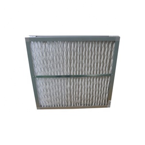 Filtres à air pliables à cadre en aluminium G4 à prix d'usine, pré-filtres à maille laminée à efficacité primaire - Product Image 1