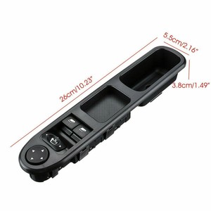 96351622XT สำหรับเปอโยต์ 307 ชุดควบคุมกระจกหน้าต่างด้านหน้าซ้าย ปี 2000-2005 - Product Image 3