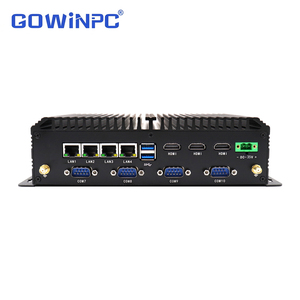 มินิพีซีอุตสาหกรรมแบบไร้พัดลมพร้อมอินเทล คอร์ i38130U พอร์ตแลน 4 กิกะบิต 6 RS232 ซีเรียล รองรับ HDMI มัลติไดสเพลย์ - Product Image 5