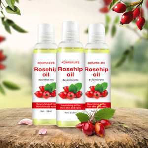 Natürliches Hagebutten öl für die Haut Haarpflege Feuchtigkeit spendende Aufhellung Anti-Aging Straffende <span class=keywords><strong>Massage</strong></span> Träger öl Reine ätherische Rose - Product Image 6