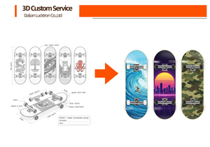 Fingerboard Personalizzato 34mm, Tavola Professionale in Legno, Mini <span class=keywords><strong>Skateboard</strong></span> <span class=keywords><strong>Giocattolo</strong></span> per Finger <span class=keywords><strong>Skateboard</strong></span> - Product Image 5