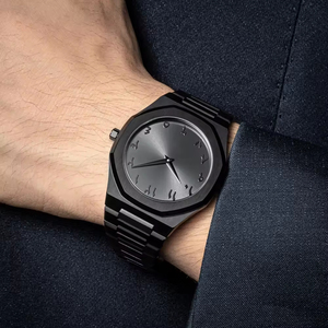 Reloj de Pulsera de Cuarzo para Hombre, Personalizado, Casual, Ultrafino, Negro, de Moda, de Acero Inoxidable, de Lujo - Product Image 5