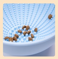Bol pour chien en silicone personnalisé bol pour chien à alimentation lente de luxe moderne bol pour chien à alimentation lente durable