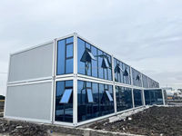 Dormoir modulaire à deux étages en conteneurs préfabriqués pour l'hébergement des travailleurs de chantier