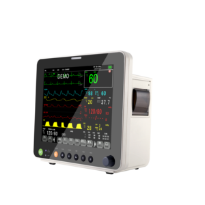 पशु चिकित्सा के लिए रोलिंग स्टैंड पोर्टेबल कार्डियक निगरानी उपकरण के साथ बहु-पैरामीटर रोगी निगरानी - Product Image 3