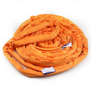 無限ループ型リフティングスリング 15T 20T 高強度ソフトポリエステル製リフティングラウンドスリング - Product Image 5