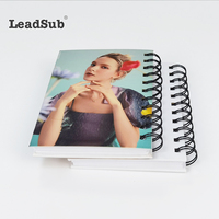 A6 Les carnets vierges de sublimation vierges journaux polyester acceptent la conception personnalisée