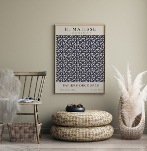 JIEKAIMatisse Gallery Wall Set de 3, <span class=keywords><strong>Matisse</strong></span> Prints, Flower Market Print, Flower Market Poster, Sage Green Wall Art - Product Image 5