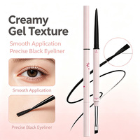 Pinceau de mélange professionnel pour eyeliner, pour un look ailé sans effort, pointe angulaire douce pour un mélange parfait et une définition naturelle