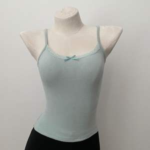 BM abbigliamento <span class=keywords><strong>donna</strong></span> estate tinta unita girocollo di pizzo su misura per ragazze <span class=keywords><strong>canottiere</strong></span> in <span class=keywords><strong>cotone</strong></span> per indossare interno canottiera senza maniche canotta per le donne - Product Image 6